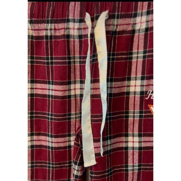 Virginia Tech Hokies Ladies Flannel Pajama Bottoms Size Med Football PJ'S - Picture 3 of 7